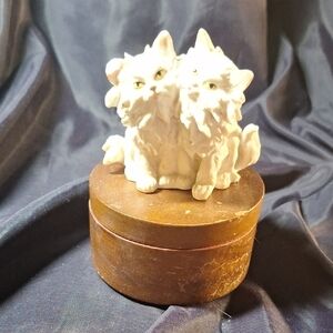 Armani Collezioni White Cat Figurine